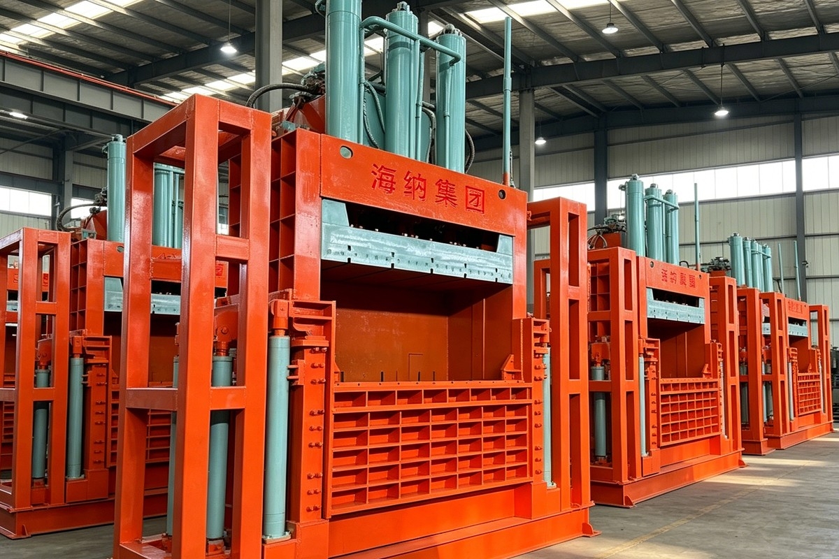 全鋼板立式金屬打包機